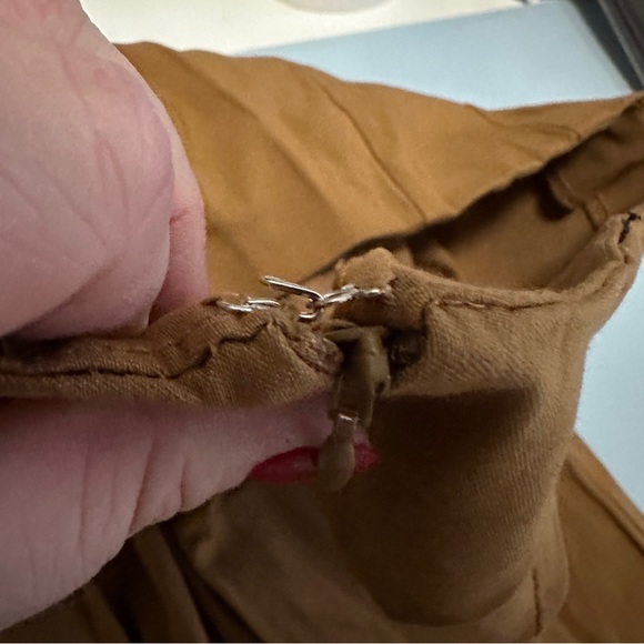 Time & Tru side-zip straight leg khaki dress pant, size 10 - Picture 2 of 6